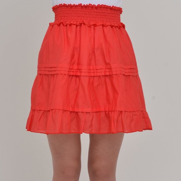 Silk/Cotton Tiered Skirt - All Natural and Sustainable - Picture 3 of 4
